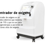 portable oxygen concentrator or oxygen generator is designed for oxygen therapy in medical institutions and individual use at home isolated on white no people